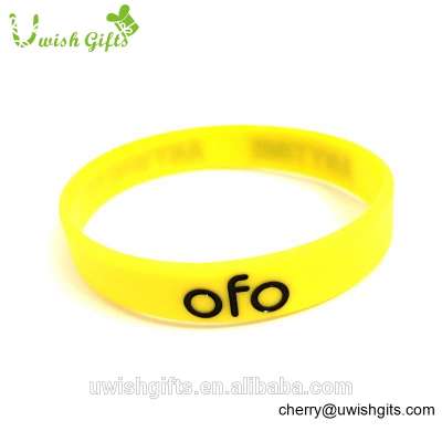 Eco friendly sports egypt silicon wrist bands custom silicon wristband with logo printed