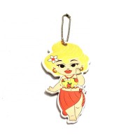 Flower shape 3d anime design jasmine perfume custom air freshener hanging for car