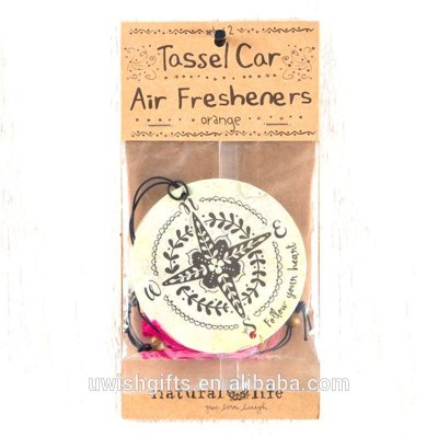 Wholesale natural incense custom logo malaysia air freshener car with paper headcover