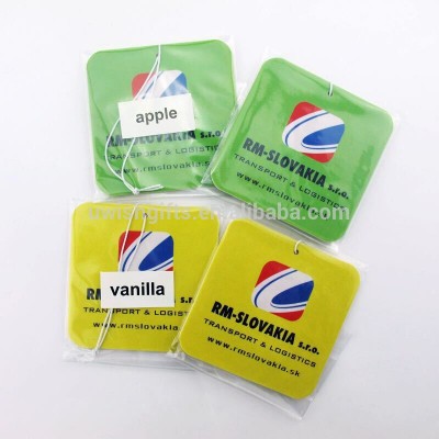 Hot sale popular paper custom air freshener no minimum with designer fragrance car air freshener paper board