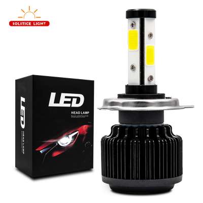 360 X6 4 side lighting H4 H7 car led headlight bulbs